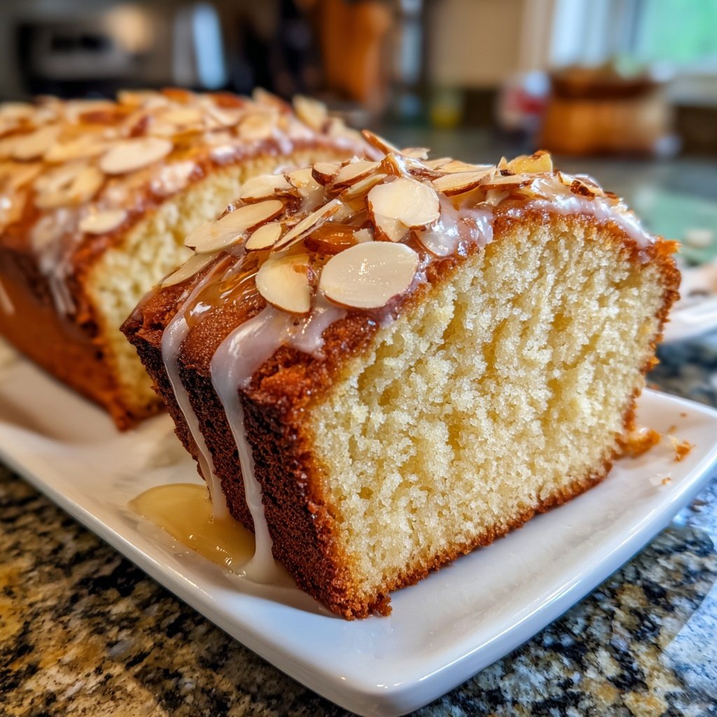 Vanilla Almond Yogurt Cake
