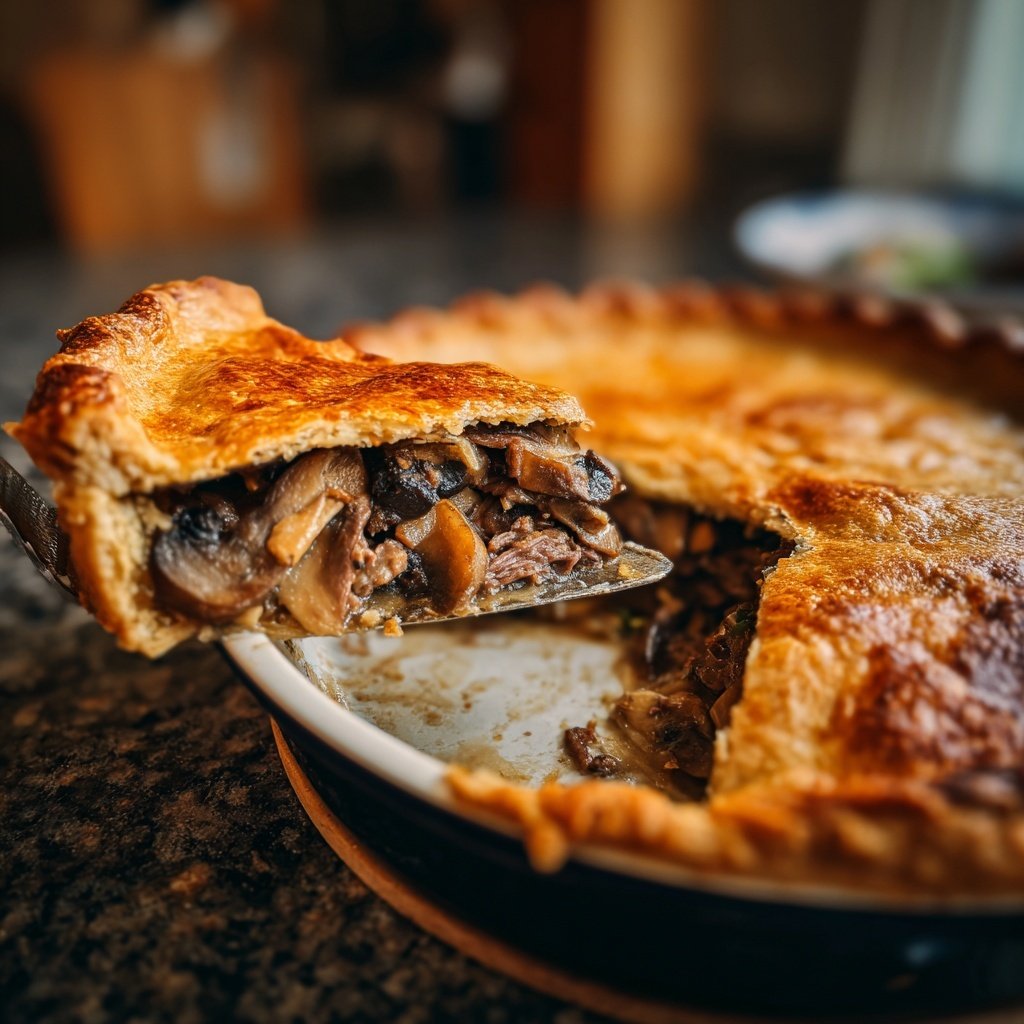 Comfort Food Beef and Mushroom Pot Pie