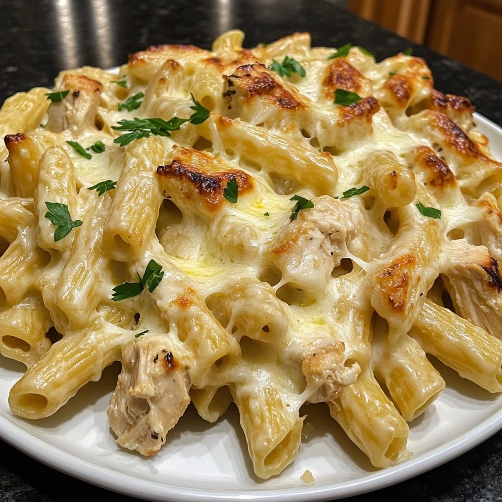 Easy Parmesan Chicken Pasta