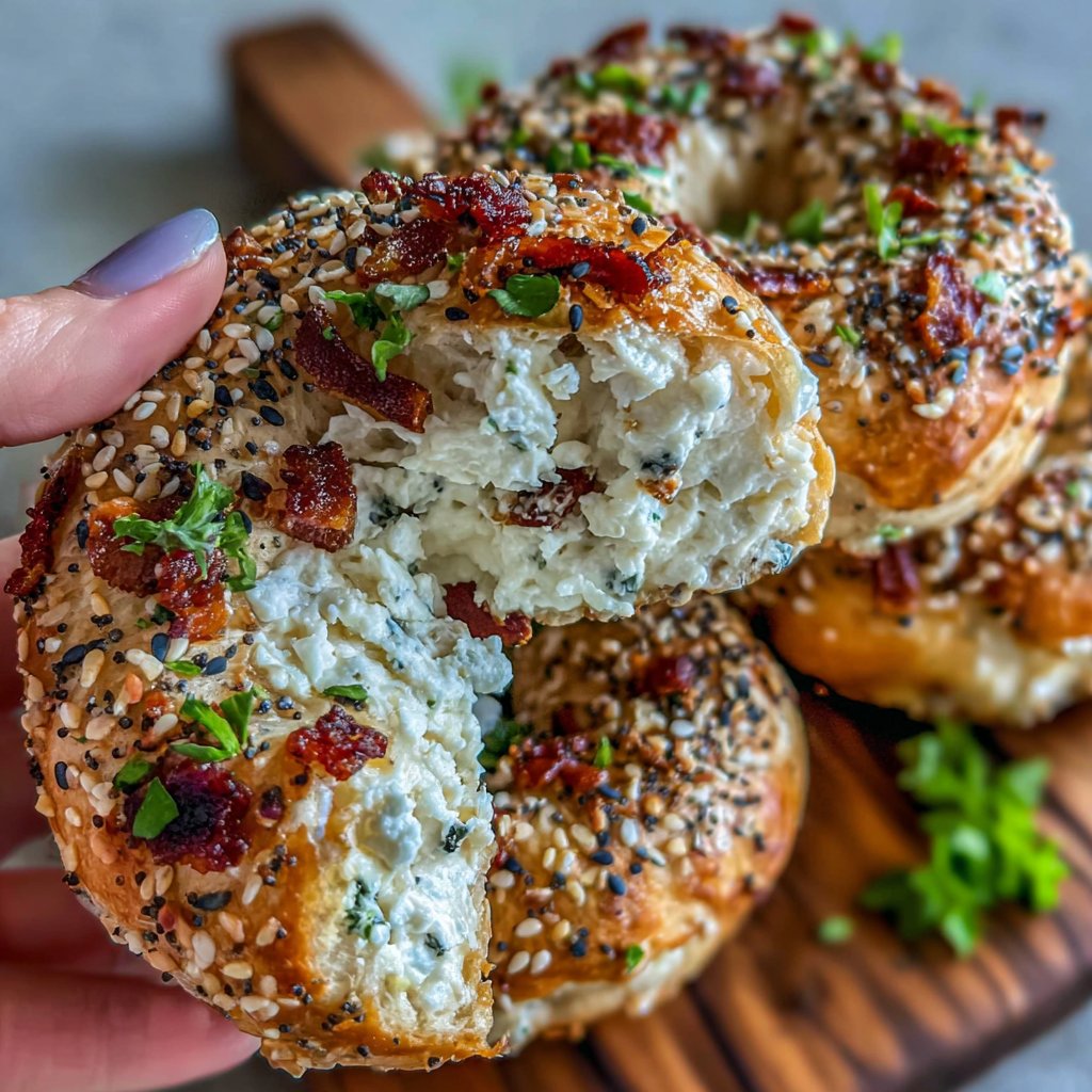 High Protein Bagels Meal Prep