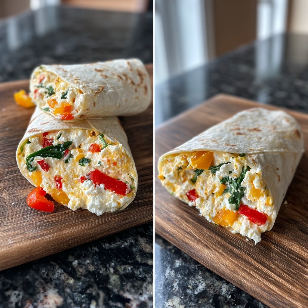High Protein Cottage Cheese Wrap