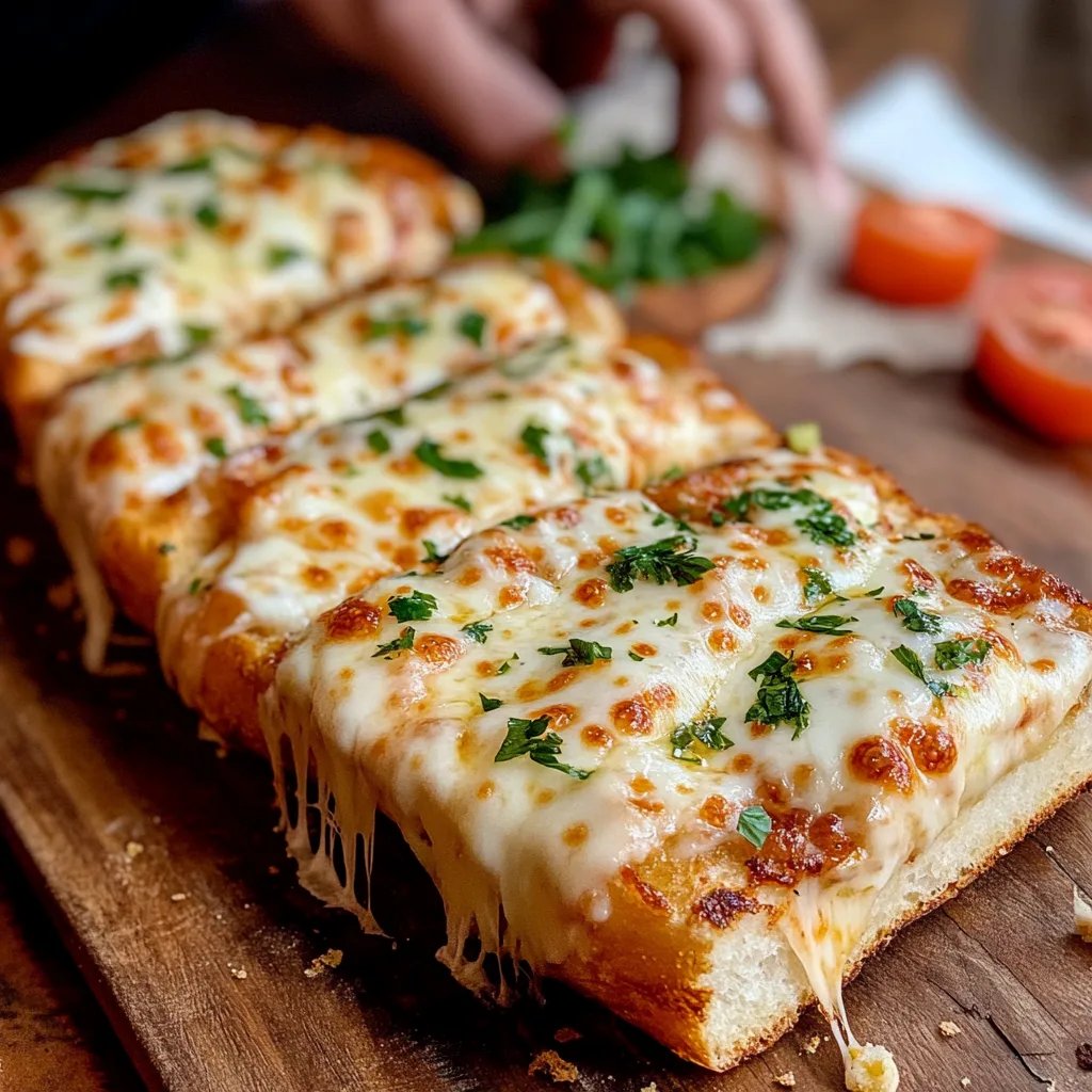 Cheesy Garlic Bread Recipe