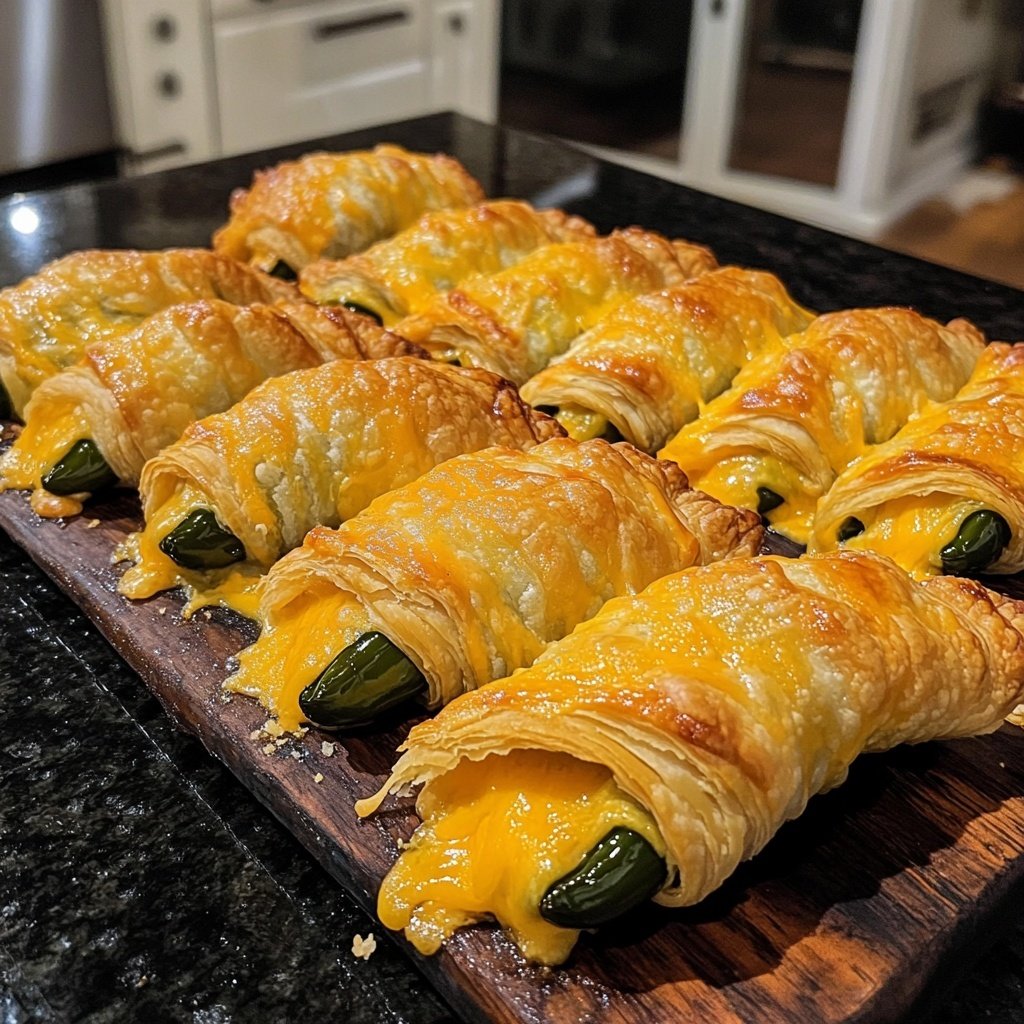 Jalapeno Poppers Wrapped in Pastry