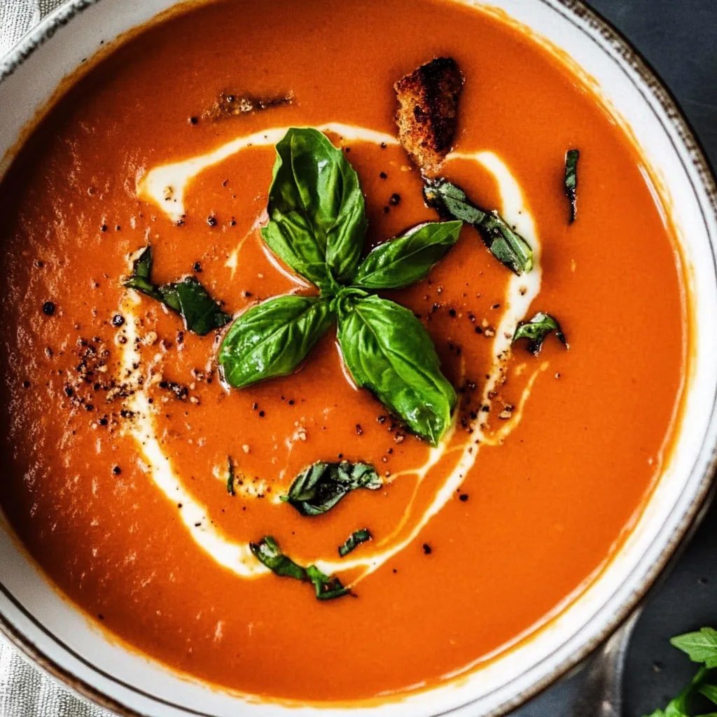 Easy Roasted Tomato Soup
