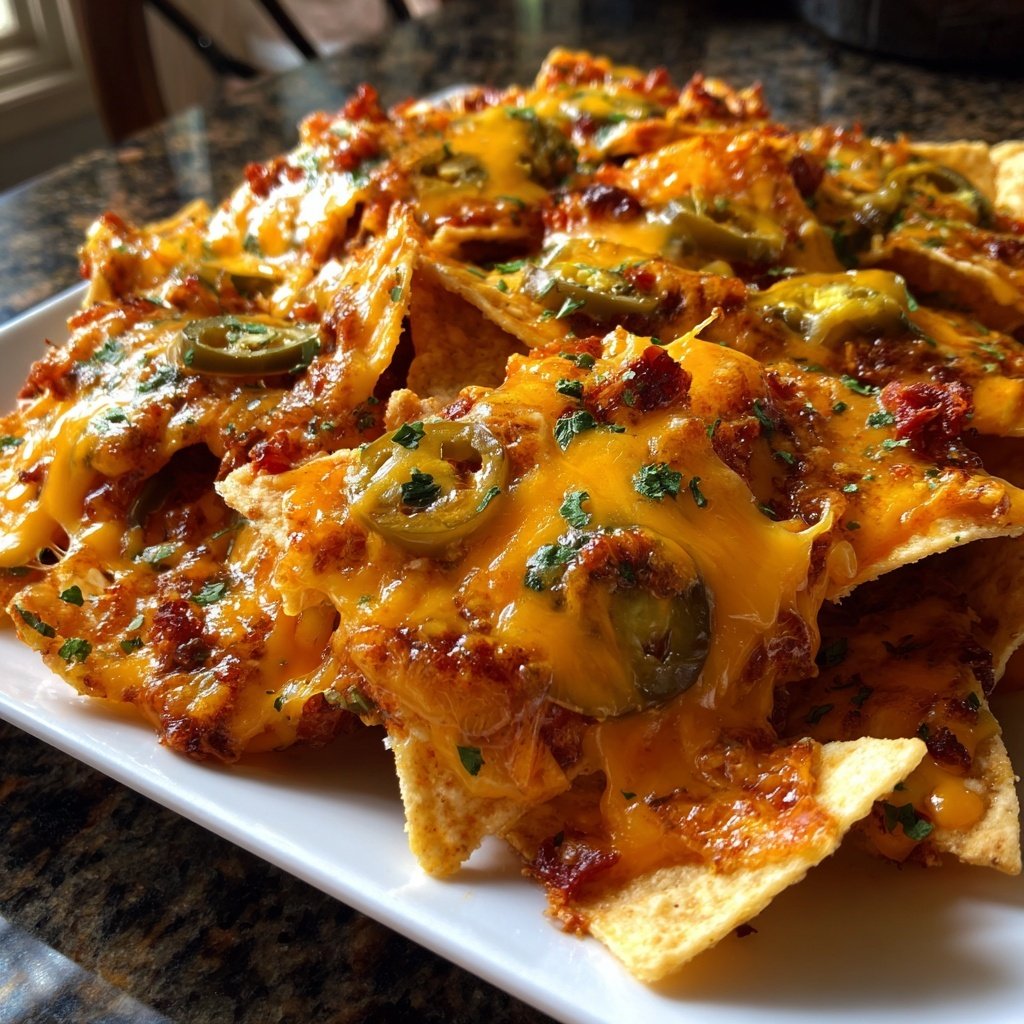 Cheesy Loaded Nachos