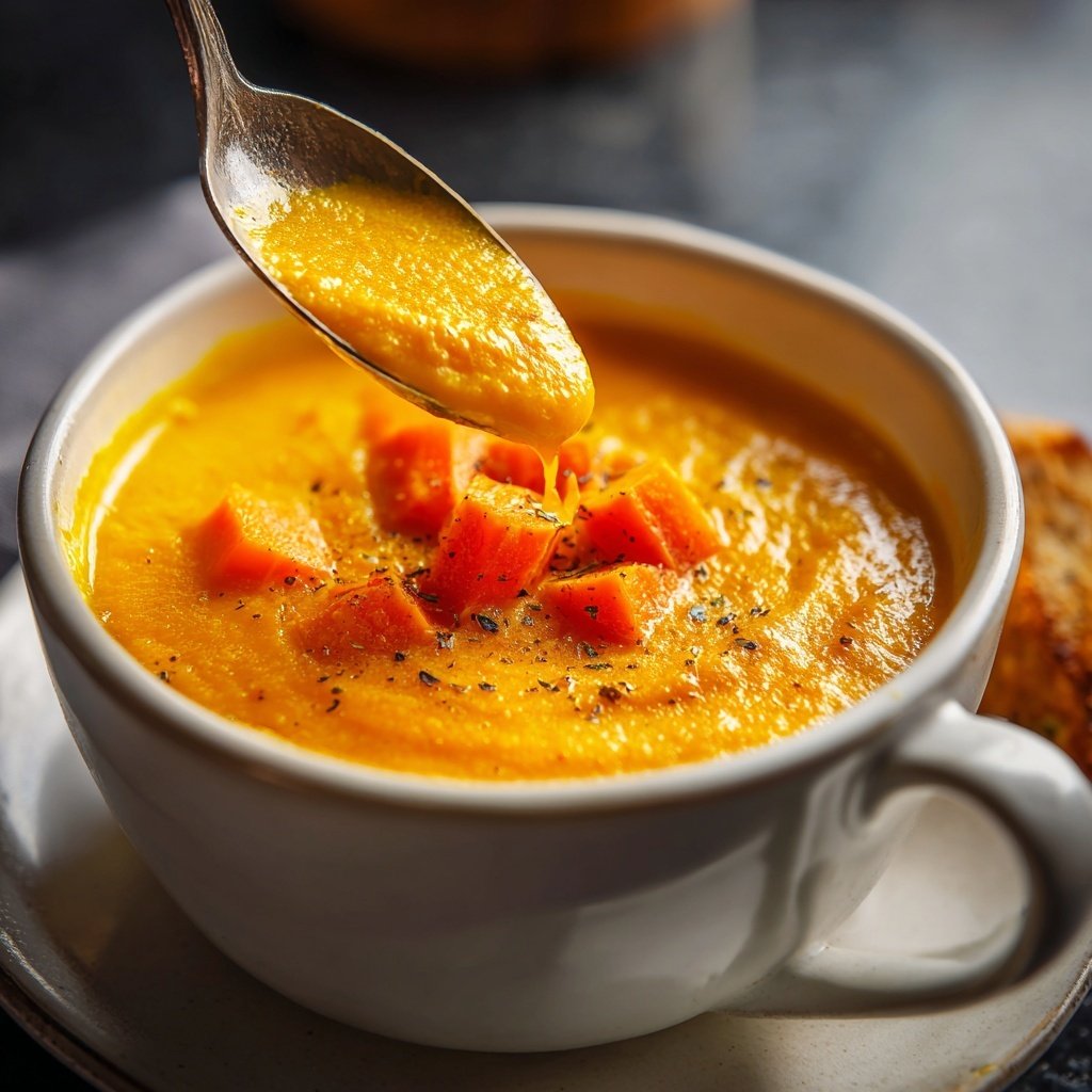 Creamy Carrot Ginger Soup
