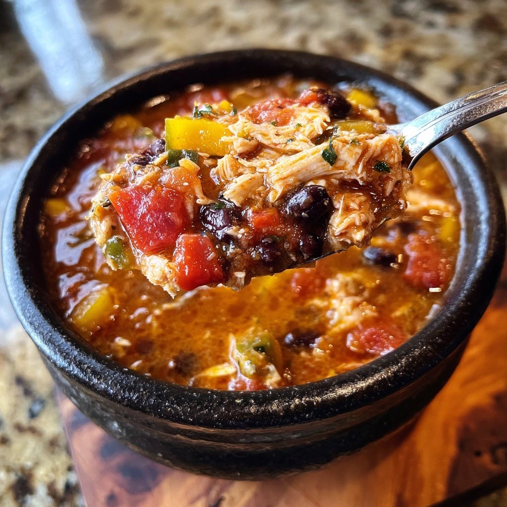 Family-Favorite Crockpot Chicken Taco Soup