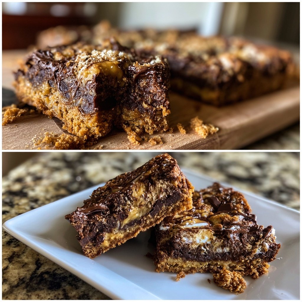 Chocolate Tahini Swirl Bars