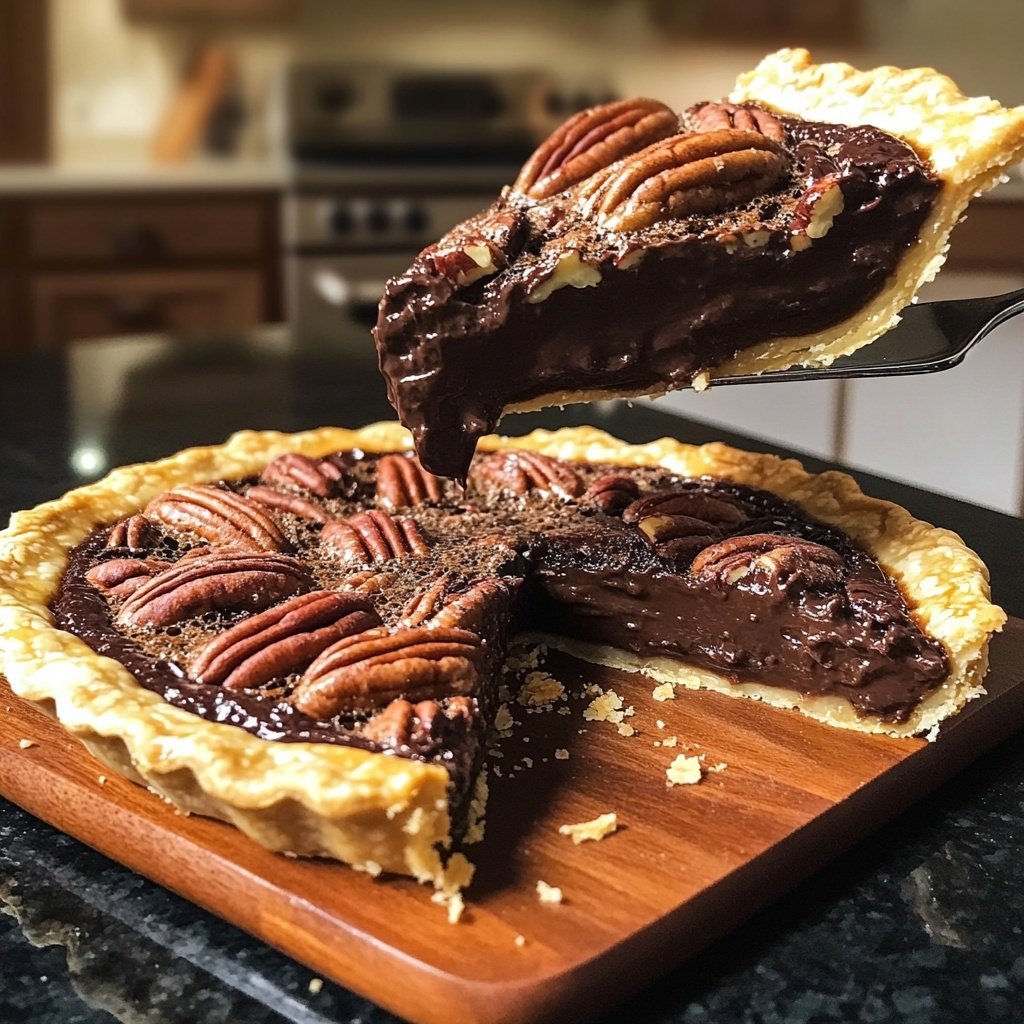 Texas Chocolate Pecan Pie