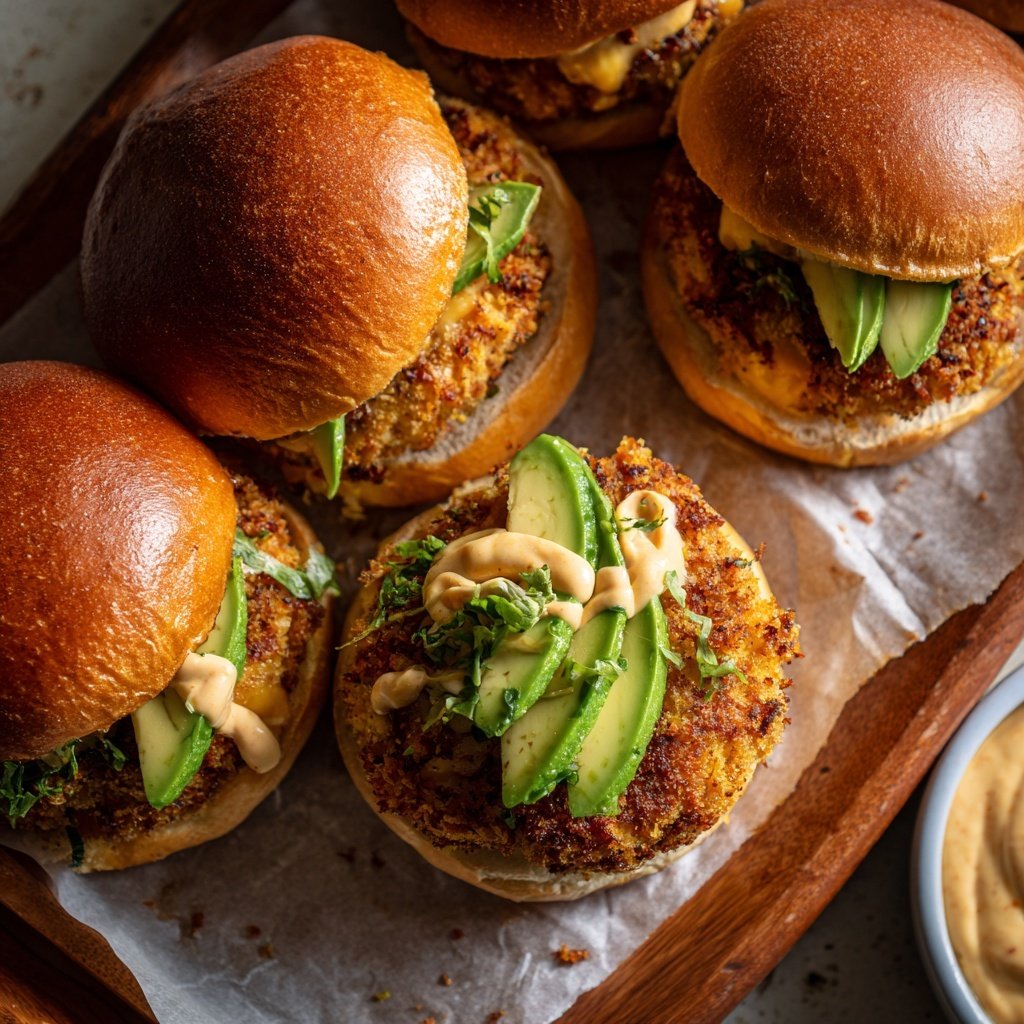 Sliders with Sweet Potato Patties