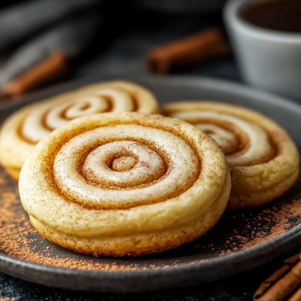 Soft and Chewy Cinnamon Roll Cookies