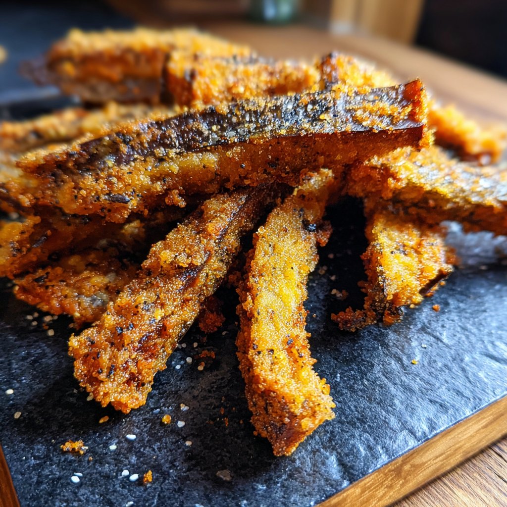 Crispy Eggplant Veggie Fries