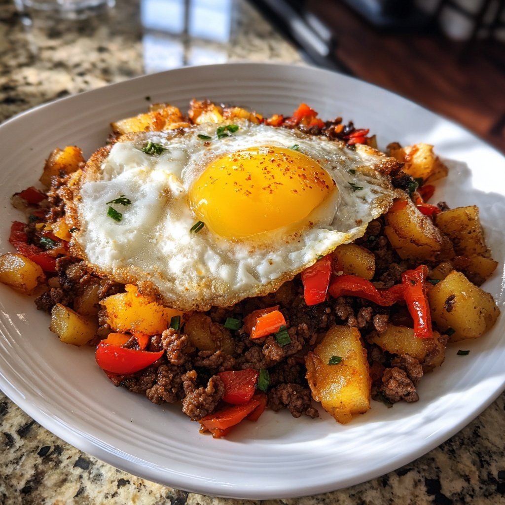 Ground Beef Breakfast Hash