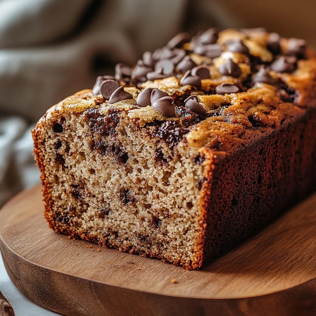 Easy Banana Bread Recipe Chocolate Chip
