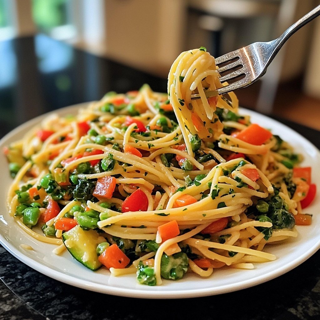 Simple Veggie Pasta Primavera Recipe