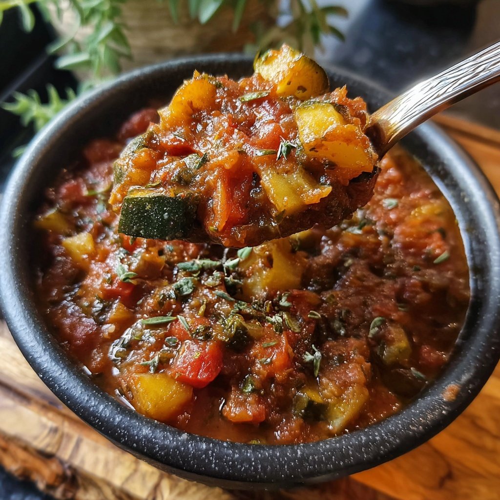 Healthy Crockpot Italian Vegetable Stew