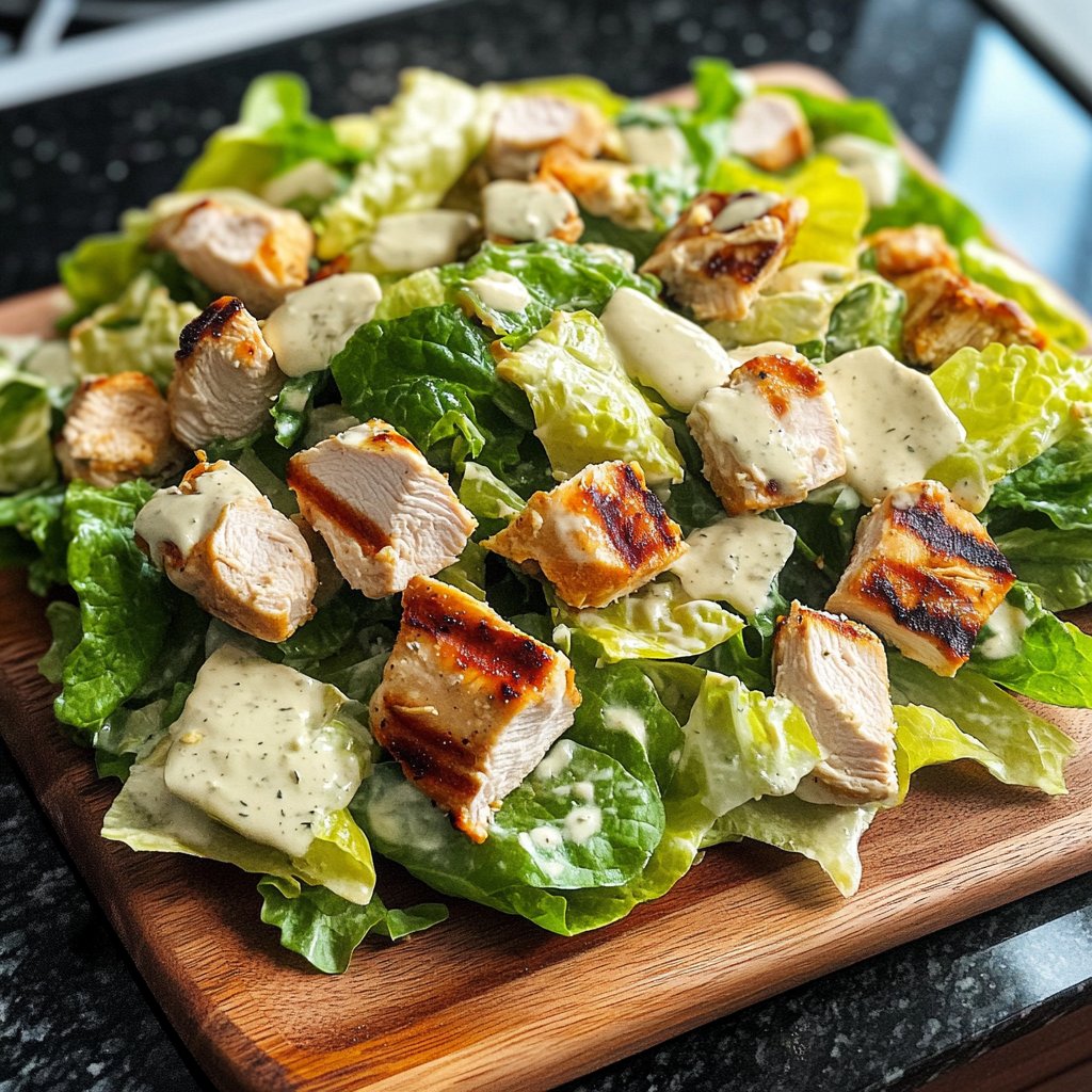Homemade Chicken Caesar Salad Recipe