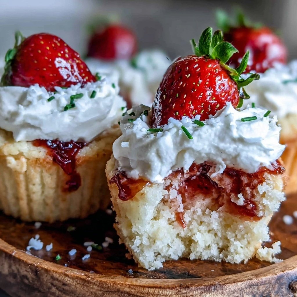 Strawberry Shortcake Cupcake Bites