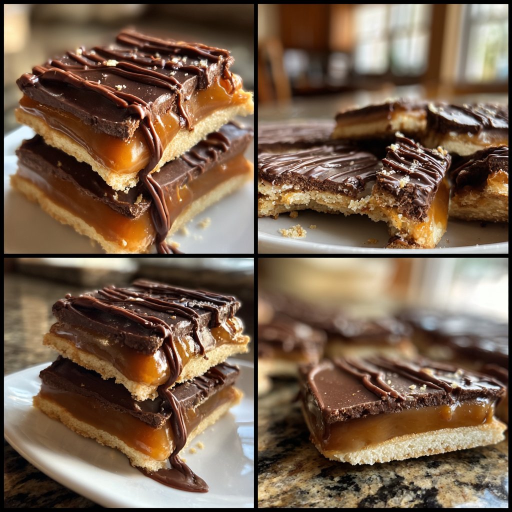 Chocolate Caramel Shortbread
