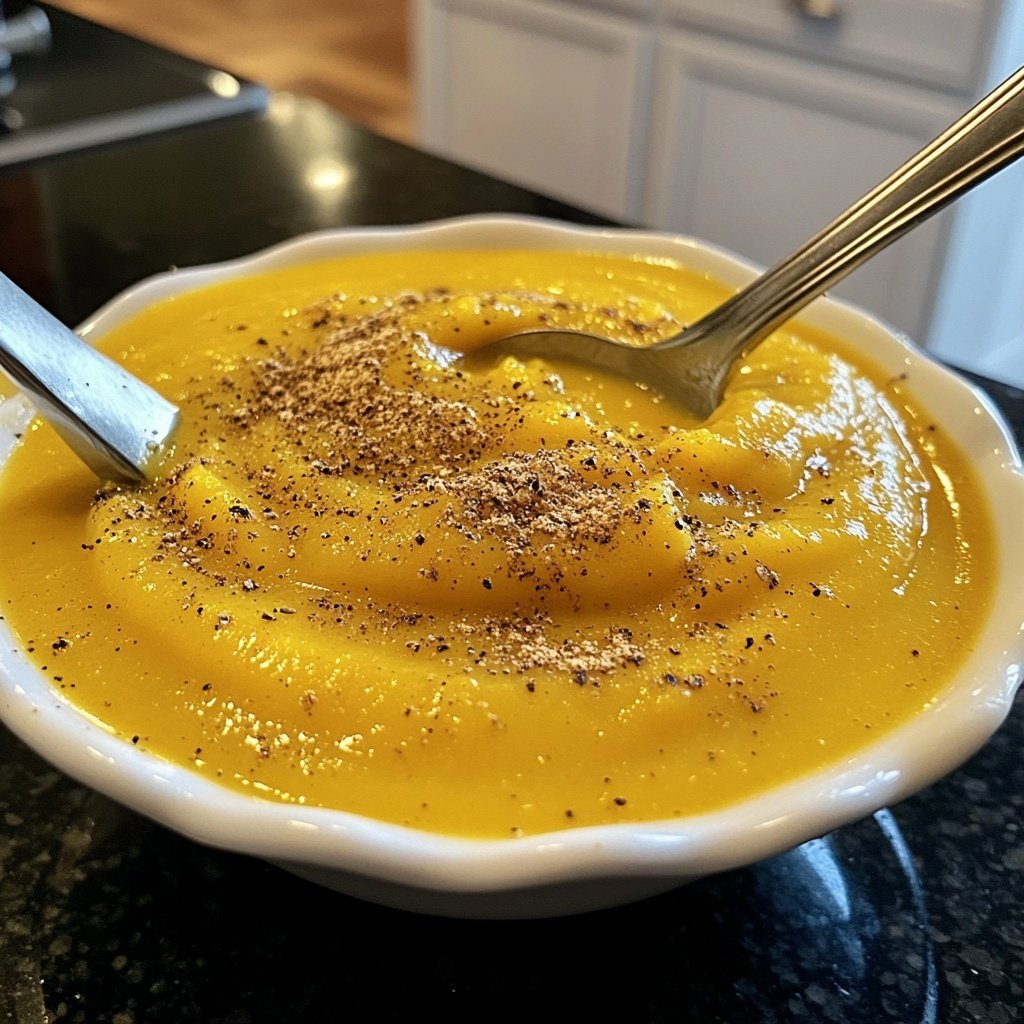 Squash Soup with Nutmeg