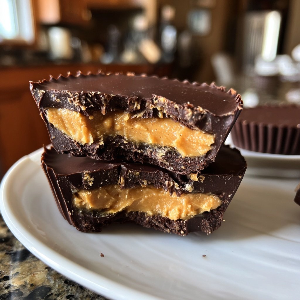 Homemade Peanut Butter Cups Vegan Style