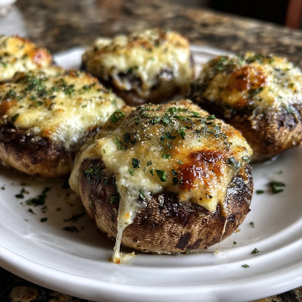 Super Bowl Food Stuffed Mushrooms