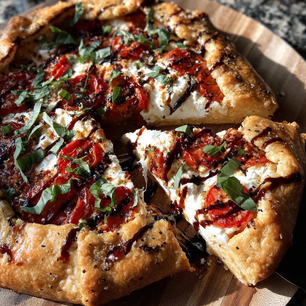 Tomato Galette with Whipped Ricotta